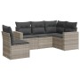 Set de sofás jardín y cojines 5 pzas ratán sintético gris claro by , Garden sets - Ref: Foro24-3218962, Price: 345,53 €, Disc...