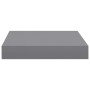Estante flotante de pared MDF gris 23x23,5x3,8 cm de vidaXL, Estantes y estanterías - Ref: Foro24-323844, Precio: 14,44 €, De...
