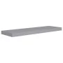 Set of 4 gray MDF floating wall shelves 80x23.5x3.8 cm by vidaXL, Shelves and shelves - Ref: Foro24-323858, Price: 58,69 €, D...
