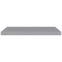 Set of 4 gray MDF floating wall shelves 80x23.5x3.8 cm by vidaXL, Shelves and shelves - Ref: Foro24-323858, Price: 58,69 €, D...
