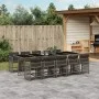 11-piece garden dining set with gray synthetic rattan cushions by , Garden sets - Ref: Foro24-3211652, Price: 823,57 €, Disco...