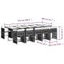 11-piece garden dining set with gray synthetic rattan cushions by , Garden sets - Ref: Foro24-3211652, Price: 823,57 €, Disco...
