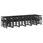 Garden furniture set 17 pieces with black synthetic rattan cushions by , Garden sets - Ref: Foro24-3211542, Price: 968,28 €, ...