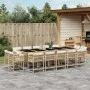 Garden dining set with 15-piece synthetic rattan beige cushions. by , Garden sets - Ref: Foro24-3211594, Price: 970,13 €, Dis...