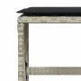 Garden dining set 9 pieces with light gray synthetic rattan cushions by , Garden sets - Ref: Foro24-3210959, Price: 407,64 €,...