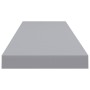 Floating wall shelves 2 pcs MDF gray 90x23.5x3.8 cm by vidaXL, Shelves and shelves - Ref: Foro24-323860, Price: 38,47 €, Disc...