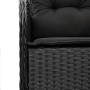 Gartenmöbel-Set, 5-teilig, mit schwarzen Polstern aus synthetischem Rattan von , Gartensets - Ref: Foro24-3211923, Preis: 543...