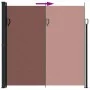 Retractable brown side awning 200x300 cm by , Umbrellas - Ref: Foro24-4004359, Price: 117,59 €, Discount: %