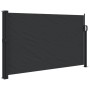 Retractable black side awning 120x500 cm by , Umbrellas - Ref: Foro24-4004399, Price: 83,80 €, Discount: %