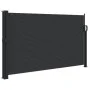 Retractable black side awning 120x500 cm by , Umbrellas - Ref: Foro24-4004399, Price: 76,64 €, Discount: %