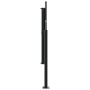 Retractable black side awning 120x500 cm by , Umbrellas - Ref: Foro24-4004399, Price: 83,80 €, Discount: %