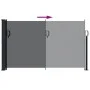 Retractable black side awning 120x500 cm by , Umbrellas - Ref: Foro24-4004399, Price: 76,64 €, Discount: %