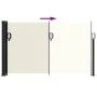 Retractable cream side awning 120x500 cm by , Umbrellas - Ref: Foro24-4004400, Price: 76,64 €, Discount: %