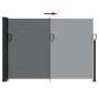 Toldo lateral retráctil negro 140x500 cm de , Sombrillas - Ref: Foro24-4004414, Precio: 91,20 €, Descuento: %