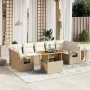 Set of garden sofas with beige cushions 8 pcs PE rattan by , Garden sets - Ref: Foro24-3271667, Price: 614,89 €, Discount: %