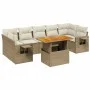 Set of garden sofas with beige cushions 8 pcs PE rattan by , Garden sets - Ref: Foro24-3271667, Price: 614,89 €, Discount: %