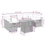 Set of garden sofas with beige cushions 8 pcs PE rattan by , Garden sets - Ref: Foro24-3271667, Price: 614,89 €, Discount: %