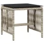Garden dining set with 17 pieces, light gray synthetic rattan and cushions. by , Garden sets - Ref: Foro24-3211007, Price: 1,...