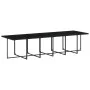 Gartenmöbel-Set, 17-teilig, mit schwarzen Polstern aus synthetischem Rattan. von , Gartensets - Ref: Foro24-3211722, Preis: 1...