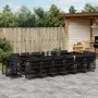 Set de muebles jardín 17 pzas con cojines ratán sintético negro de , Conjuntos de jardín - Ref: Foro24-3211783, Precio: 1,00 ...