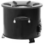Black metal wood-burning camping stove, 36x26x22.5 cm by , Chimneys - Ref: Foro24-319439, Price: 85,21 €, Discount: %