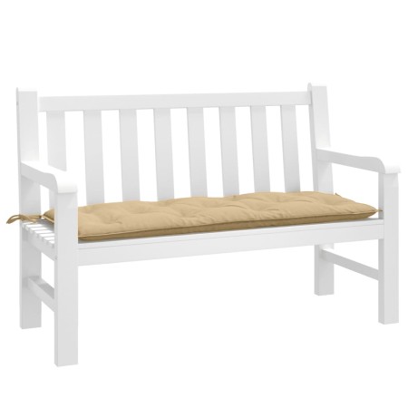 Kissen für Gartenbank, Stoff in Beige Melange, 120x50x7 cm. von , Kissen für Stühle und Sofas - Ref: Foro24-4002545, Preis: 2...