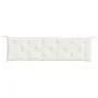 Cushion for garden bench in cream melange fabric 180x50x7 cm by , Cushions for chairs and sofas - Ref: Foro24-4002566, Price:...