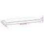 Garden bench cushions 2 units light gray melange fabric 150x50x7 cm by , Cushions for chairs and sofas - Ref: Foro24-4002608,...