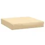 Cushions for pallet sofa 3 units beige melange fabric by , Cushions for chairs and sofas - Ref: Foro24-4002655, Price: 42,58 ...