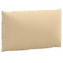 Kissen für Palettensofa, 3 Stück, Stoff in Beige Melange. von , Kissen für Stühle und Sofas - Ref: Foro24-4002655, Preis: 42,...
