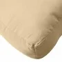 Cushions for pallet sofa 3 units beige melange fabric by , Cushions for chairs and sofas - Ref: Foro24-4002655, Price: 42,58 ...