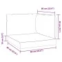 Cushions for pallet sofa 3 units beige melange fabric by , Cushions for chairs and sofas - Ref: Foro24-4002655, Price: 42,58 ...