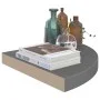 Schwebende Eckregale 2 Stk. MDF glänzend grau 35x35x3,8 cm von vidaXL, Regale und Regale - Ref: Foro24-323914, Preis: 41,65 €...