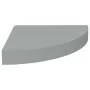 Gray MDF corner floating shelf 25x25x3.8 cm by vidaXL, Shelves and shelves - Ref: Foro24-323901, Price: 19,05 €, Discount: %