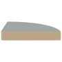Gray MDF corner floating shelf 25x25x3.8 cm by vidaXL, Shelves and shelves - Ref: Foro24-323901, Price: 19,44 €, Discount: %