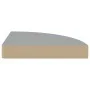 Gray MDF corner floating shelf 25x25x3.8 cm by vidaXL, Shelves and shelves - Ref: Foro24-323901, Price: 19,05 €, Discount: %