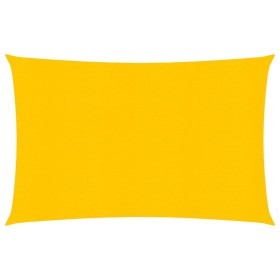 Rectangular HDPE yellow shade sail 160 g/m² 2x3.5 m by , Umbrellas - Ref: Foro24-311558, Price: 24,83 €, Discount: %