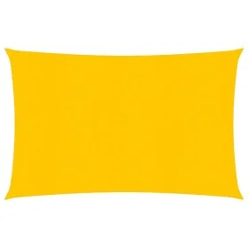 Rectangular HDPE yellow shade sail 160 g/m² 2x3.5 m by , Umbrellas - Ref: Foro24-311558, Price: 24,32 €, Discount: %