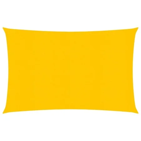 Rectangular HDPE yellow shade sail 160 g/m² 2x3.5 m by , Umbrellas - Ref: Foro24-311558, Price: 24,32 €, Discount: %