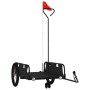 Fahrradanhänger aus Eisen und schwarzem Oxford-Stoff von , Fahrradanhänger - Ref: Foro24-94199, Preis: 107,15 €, Rabatt: %