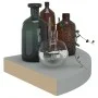 Gray MDF corner floating shelf 25x25x3.8 cm by vidaXL, Shelves and shelves - Ref: Foro24-323901, Price: 19,05 €, Discount: %