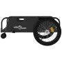 Remolque para bicicletas hierro y tela Oxford negro by , Bicycle trailers - Ref: Foro24-94199, Price: 104,97 €, Discount: %