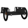Fahrradanhänger aus Eisen und schwarzem Oxford-Stoff von , Fahrradanhänger - Ref: Foro24-94199, Preis: 107,15 €, Rabatt: %