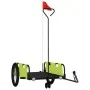 Remolque para bicicletas tela Oxford y hierro verde y negro by , Bicycle trailers - Ref: Foro24-94200, Price: 101,12 €, Disco...