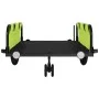Remolque para bicicletas tela Oxford y hierro verde y negro by , Bicycle trailers - Ref: Foro24-94200, Price: 101,12 €, Disco...