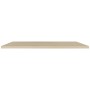 Estantes flotantes pared 4 uds MDF color roble 120x23,5x3,8 cm de vidaXL, Estantes y estanterías - Ref: Foro24-323885, Precio...
