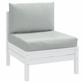 Kissen für Palettensofa, 2 Stück, hellgraues Melange-Gewebe. von , Kissen für Stühle und Sofas - Ref: Foro24-4002641, Preis: ...