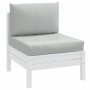 Cojines para sofá de palets 2 uds tela gris claro melange by , Cushions for chairs and sofas - Ref: Foro24-4002641, Price: 56...