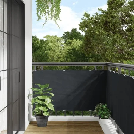 Privacy screen for balcony in anthracite grey PVC 600x75 cm by , fence panels - Ref: Foro24-4005375, Price: 21,65 €, Discount: %