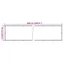Privacy screen for balcony in anthracite grey PVC 600x75 cm by , fence panels - Ref: Foro24-4005375, Price: 21,65 €, Discount: %